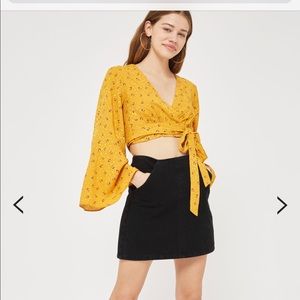 Topshop Denim MOTO skirt....new no tags